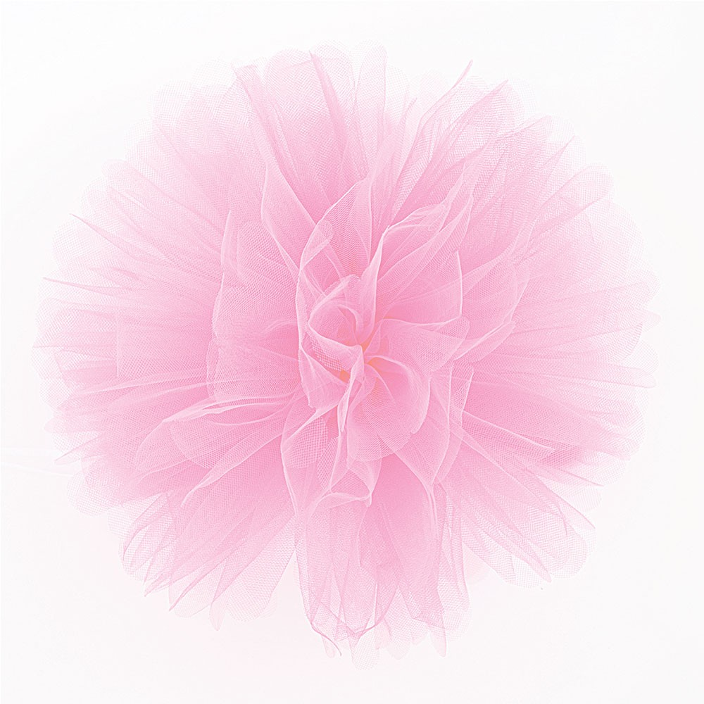 FESTONE FLUFFY IN TULLE ROSA